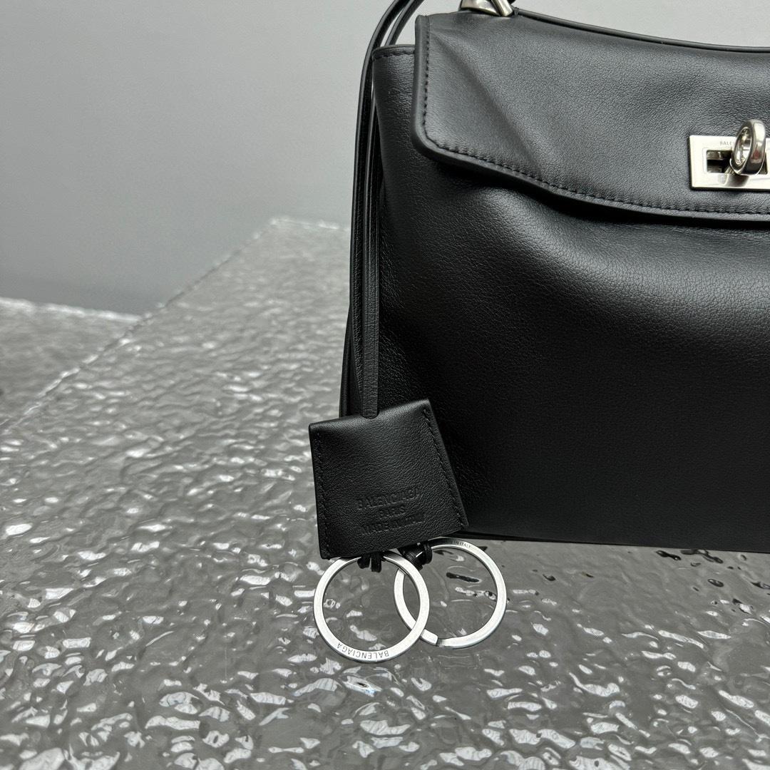 Balenciaga Rodeo Mini Handbag In Black  - DesignerGu