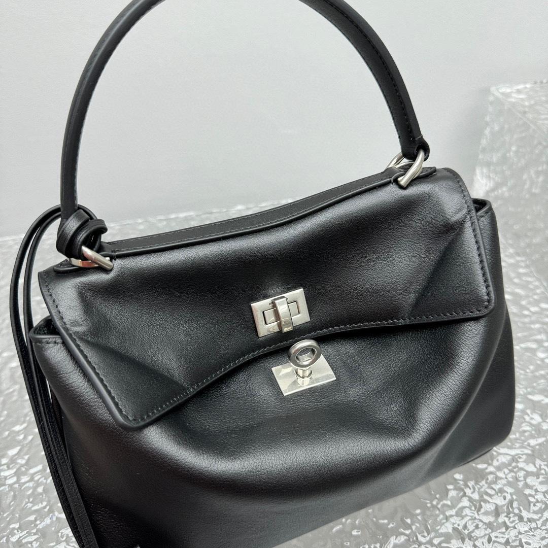 Balenciaga Rodeo Mini Handbag In Black  - DesignerGu