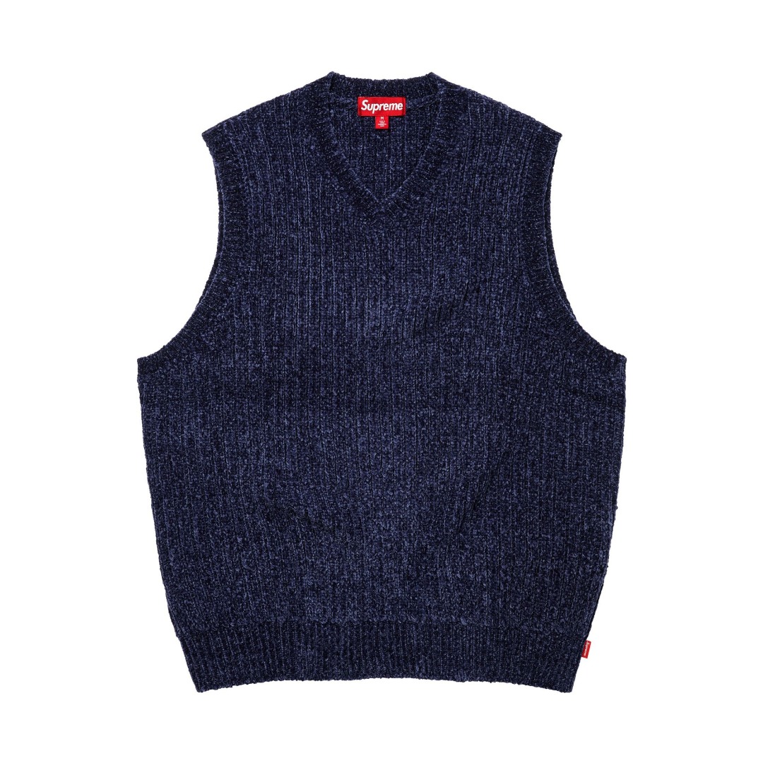 Supreme Chenille Sweater Vest  - DesignerGu