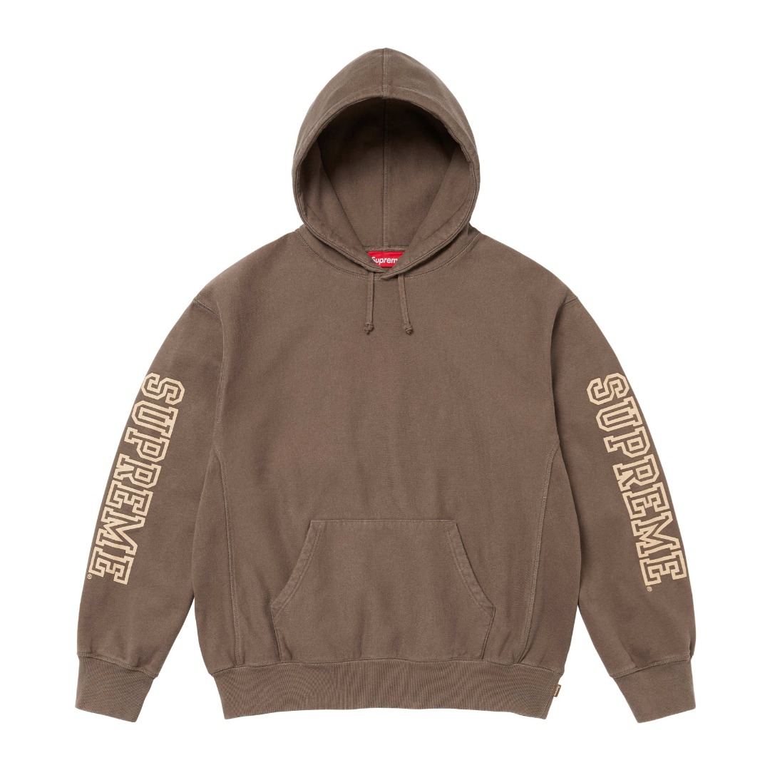 Supreme Collegiate Sleeve Hooded Sweatshirt  - DesignerGu