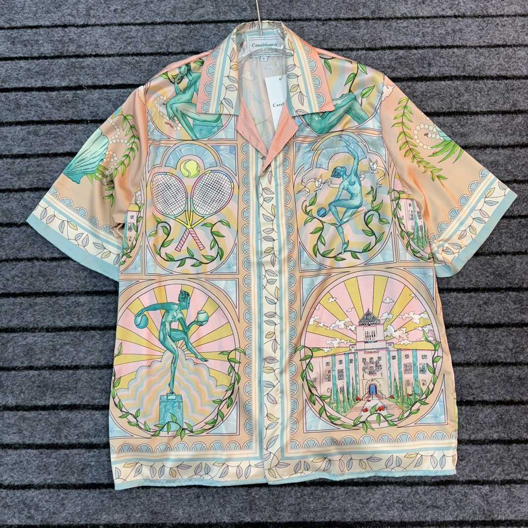 Casablanca Vase Linen Shirt - DesignerGu