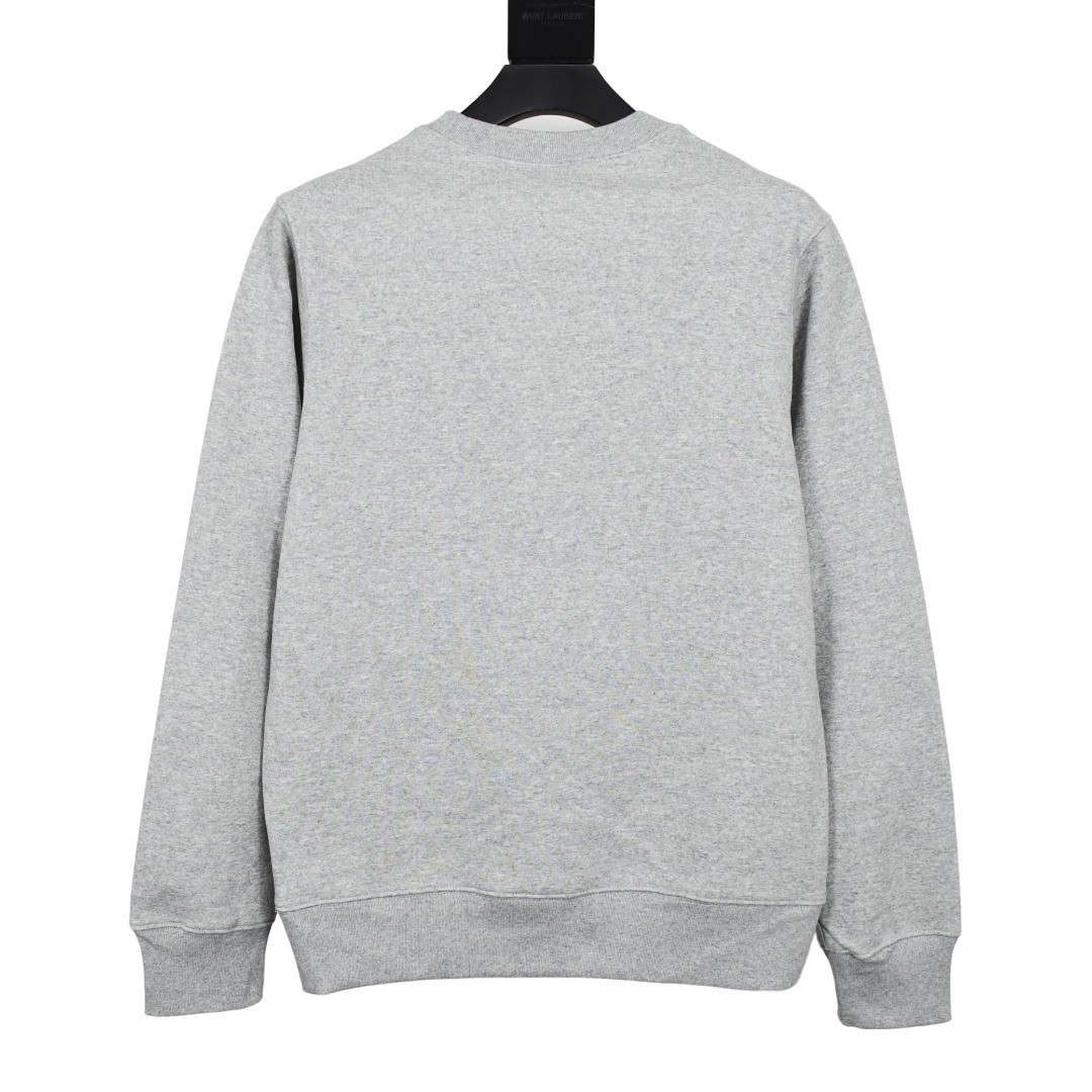 Supreme Kanji Logo Crewneck 'Grey' - DesignerGu