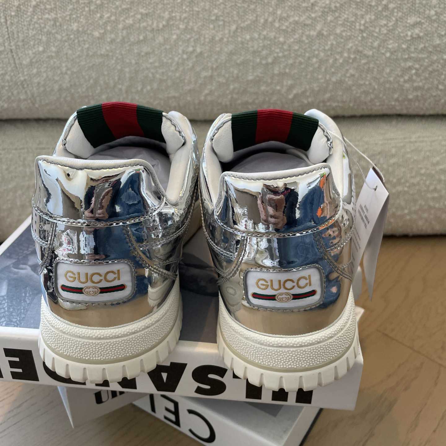 Gucci Re-Web Sneaker - DesignerGu