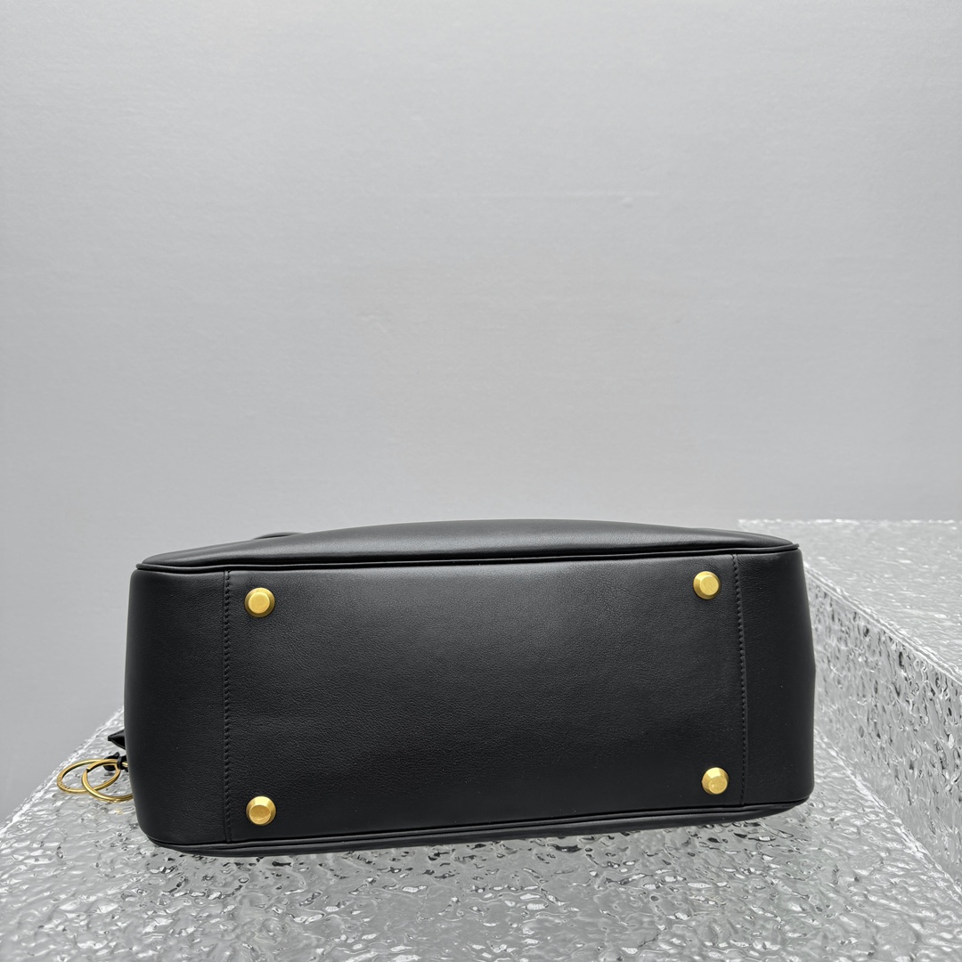 Balenciaga Bel Air Large Hobo Bag In Black  - DesignerGu