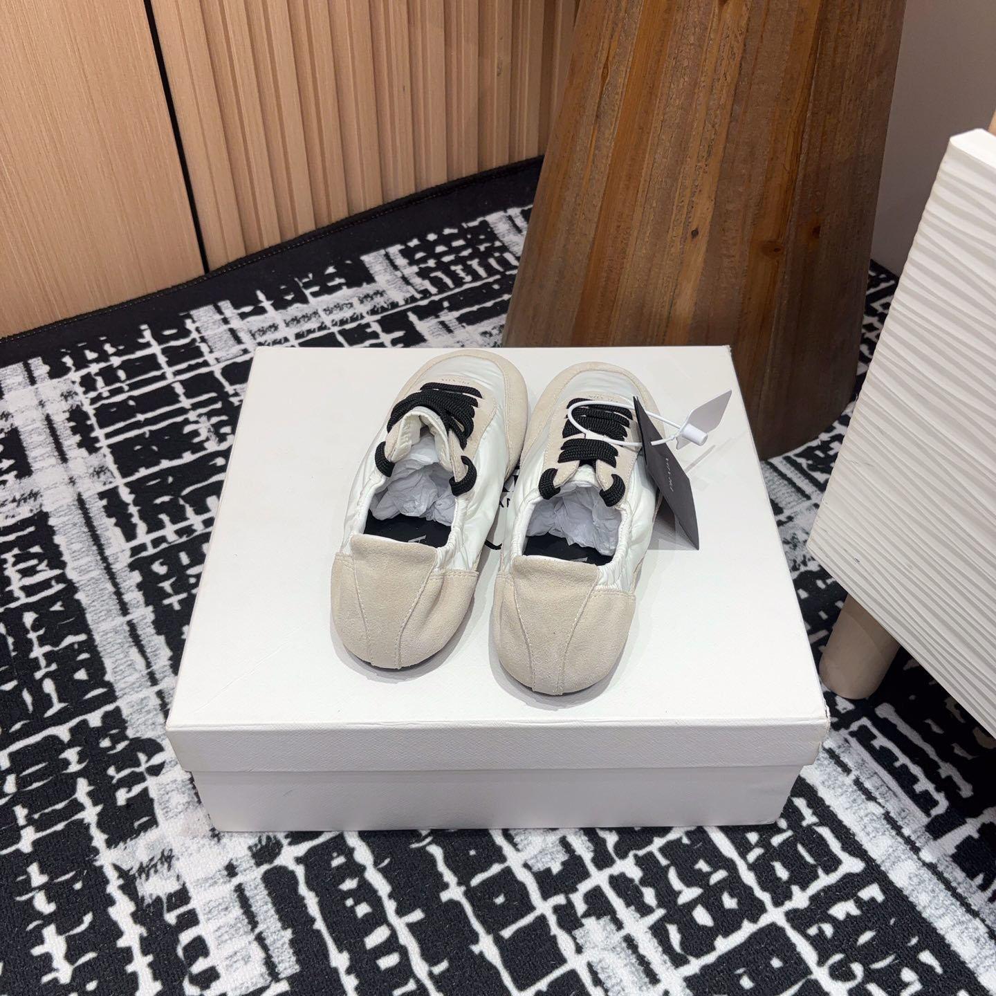 Prada Collapse Re-Nylon And Suede Sneakers - DesignerGu