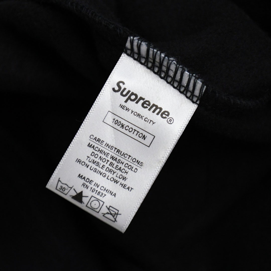 Supreme Kanji Logo Crewneck 'Black' - DesignerGu