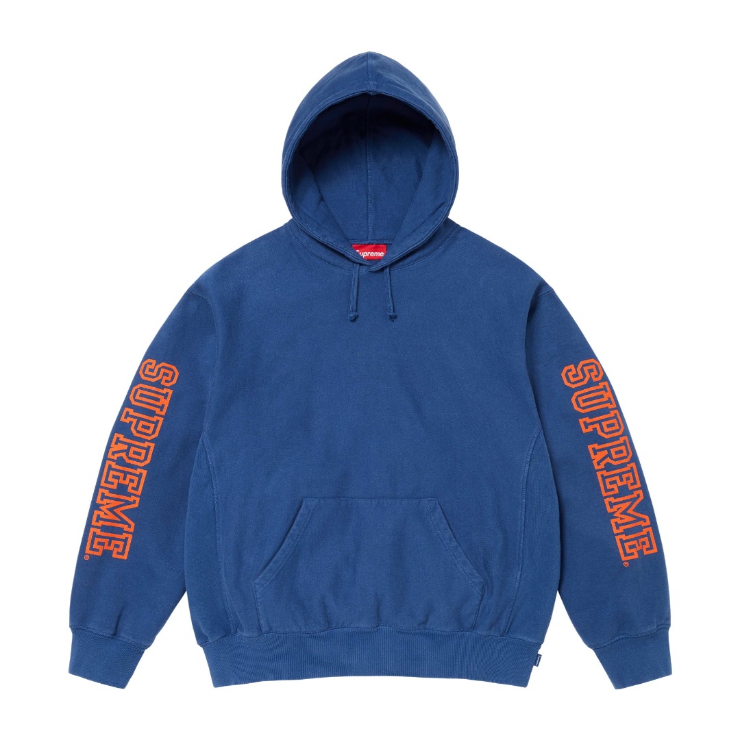 Supreme Collegiate Sleeve Hooded Sweatshirt  - DesignerGu