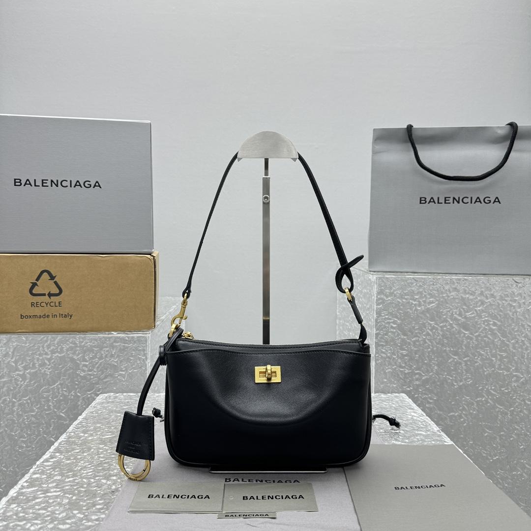 Balenciaga Rodeo Sling Pochette In Black - DesignerGu