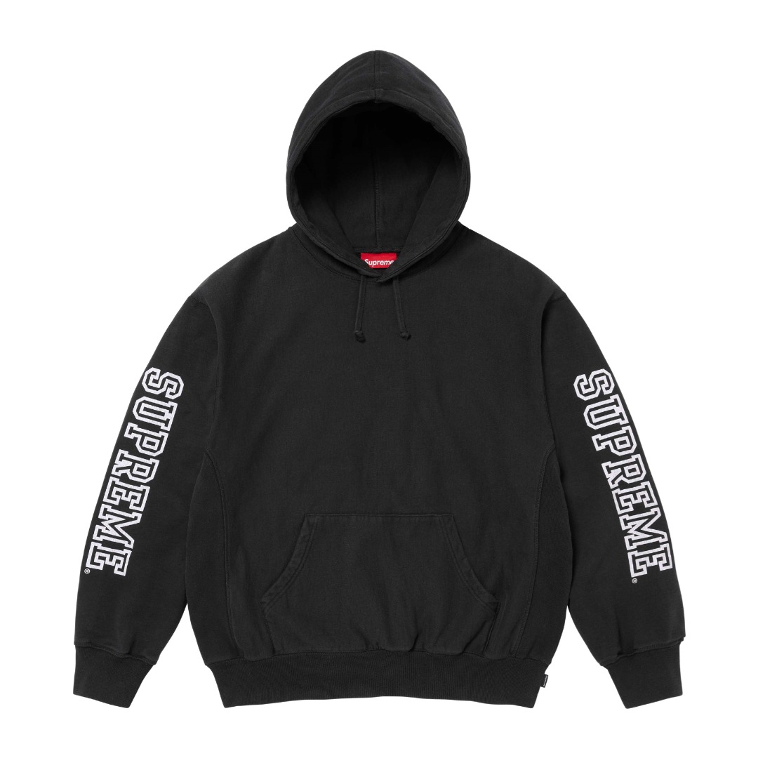 Supreme Collegiate Sleeve Hooded Sweatshirt  - DesignerGu