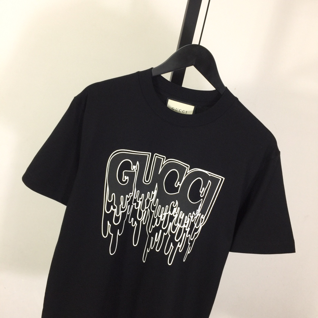 Gucci Cotton Jersey T-shirt With Print  - DesignerGu