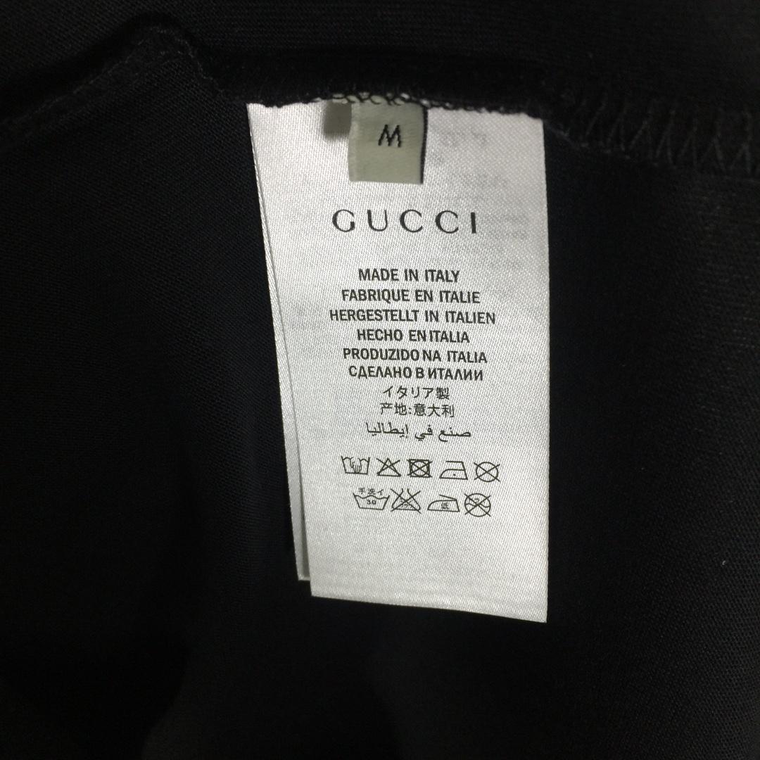 Gucci Cotton Jersey T-shirt With Print  - DesignerGu