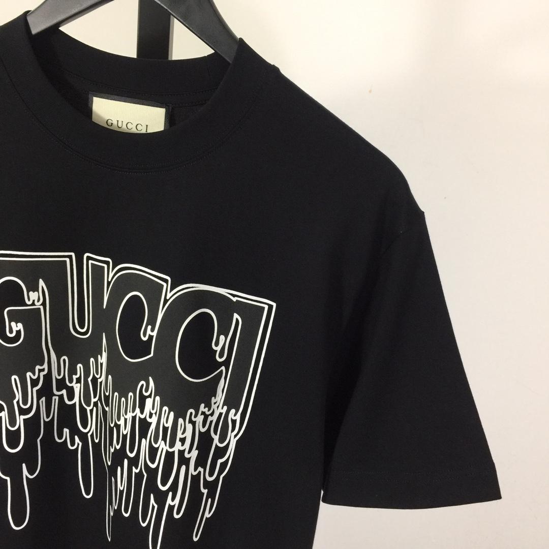 Gucci Cotton Jersey T-shirt With Print  - DesignerGu