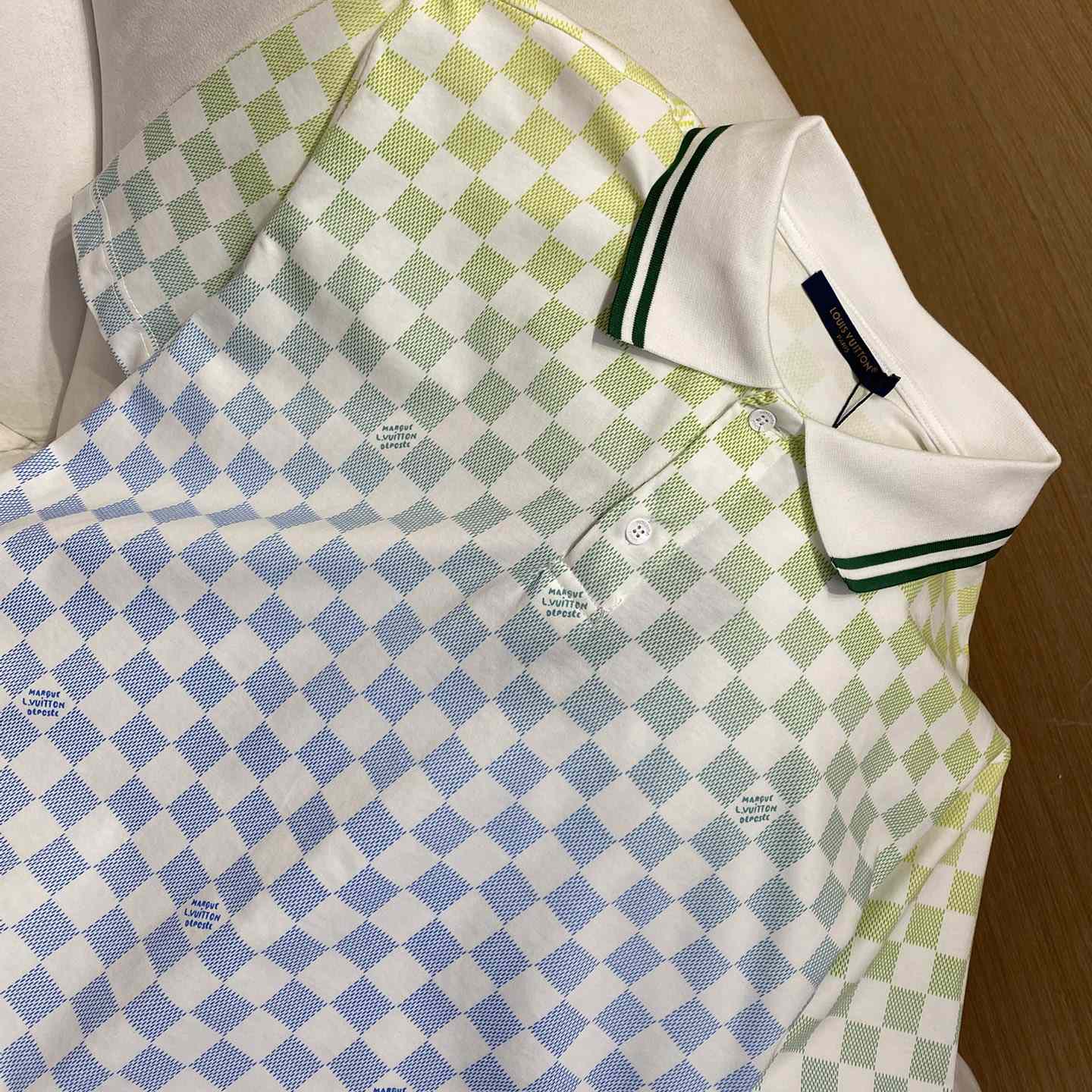 Louis Vuitton Damier Polo Shirt - DesignerGu