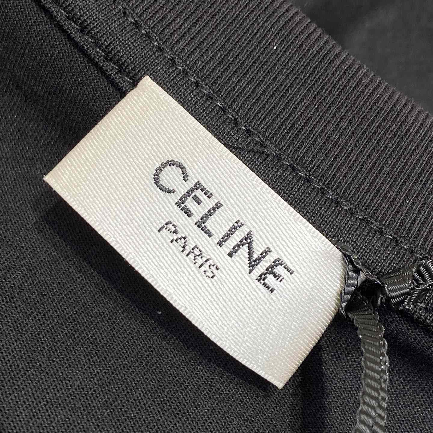 Celine Loose T-shirt In Cotton Jersey - DesignerGu