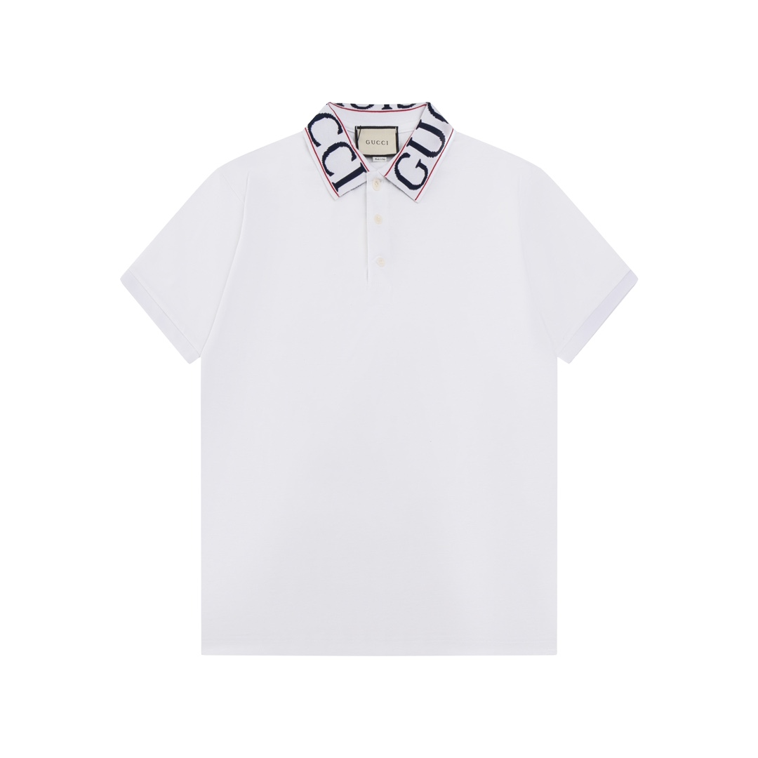 Gucci Cotton Jersey Polo Shirt - DesignerGu