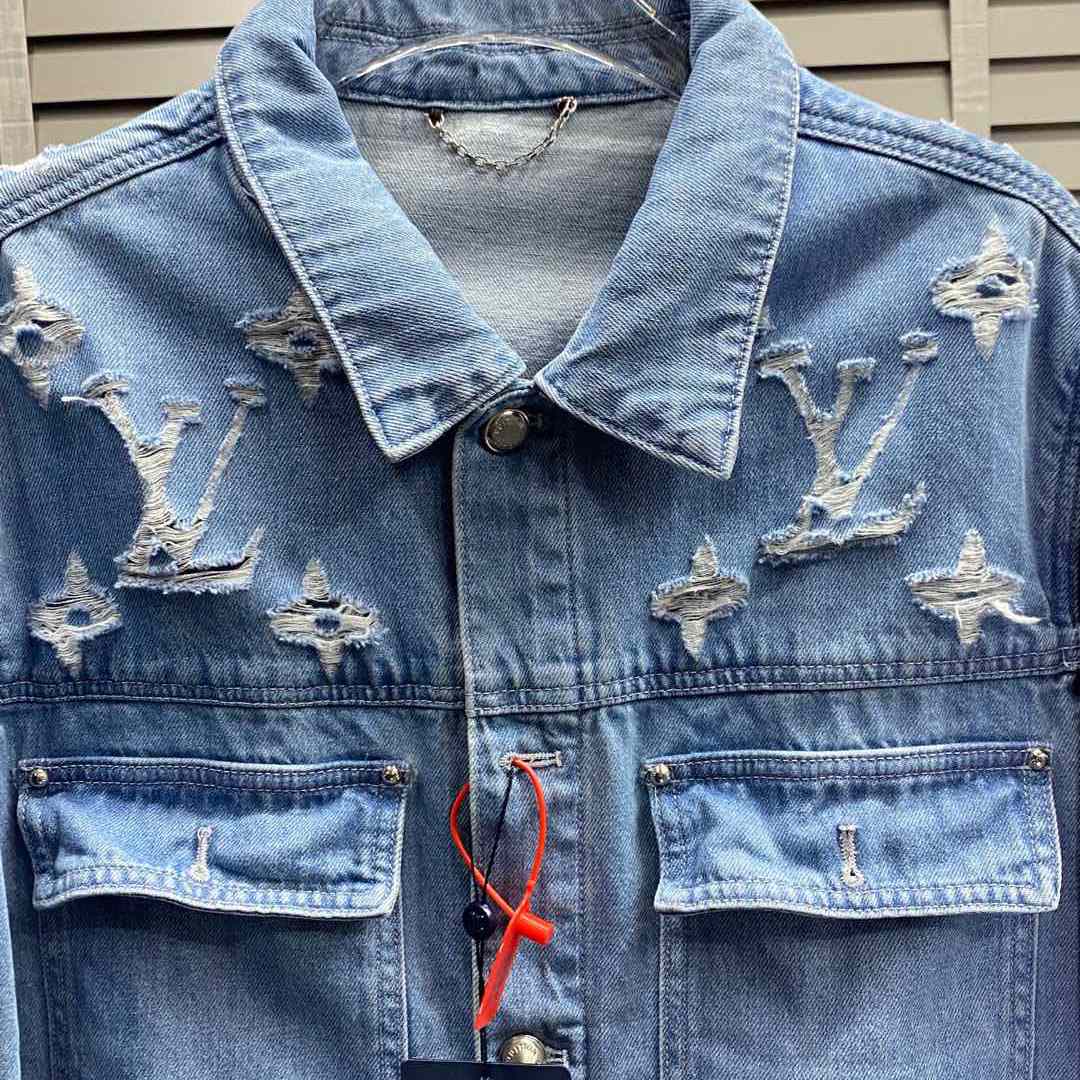 Louis Vuitton Denim Trucker Jacket   1AGING - DesignerGu