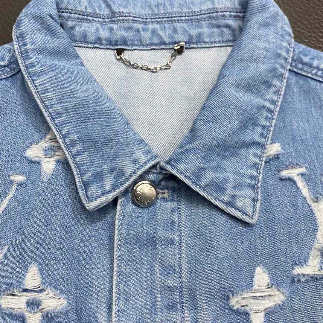 Louis Vuitton Denim Trucker Jacket   1AGING - DesignerGu