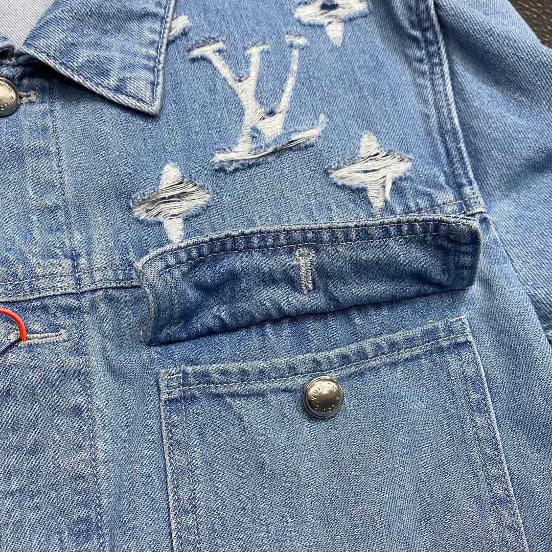 Louis Vuitton Denim Trucker Jacket   1AGING - DesignerGu