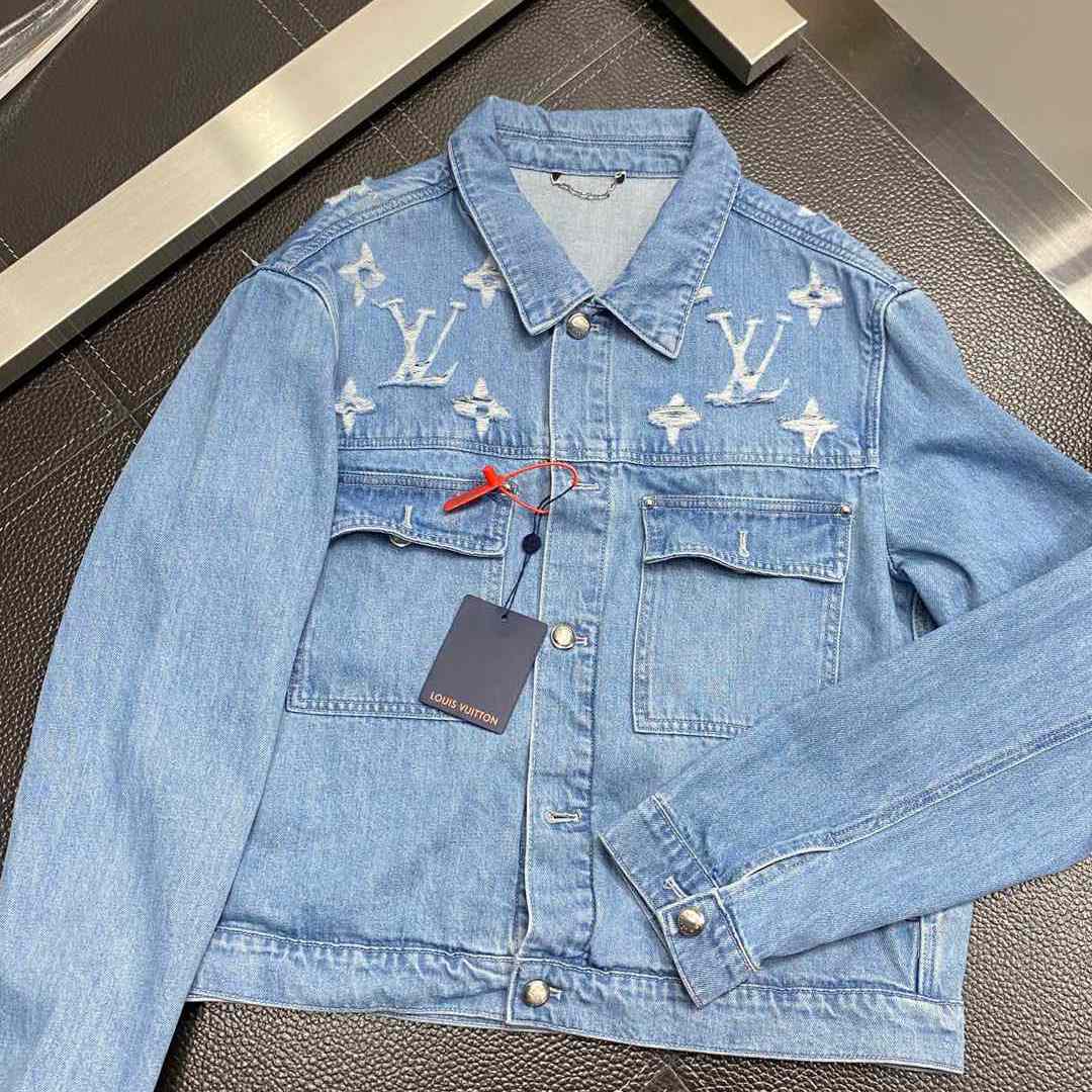 Louis Vuitton Denim Trucker Jacket   1AGING - DesignerGu