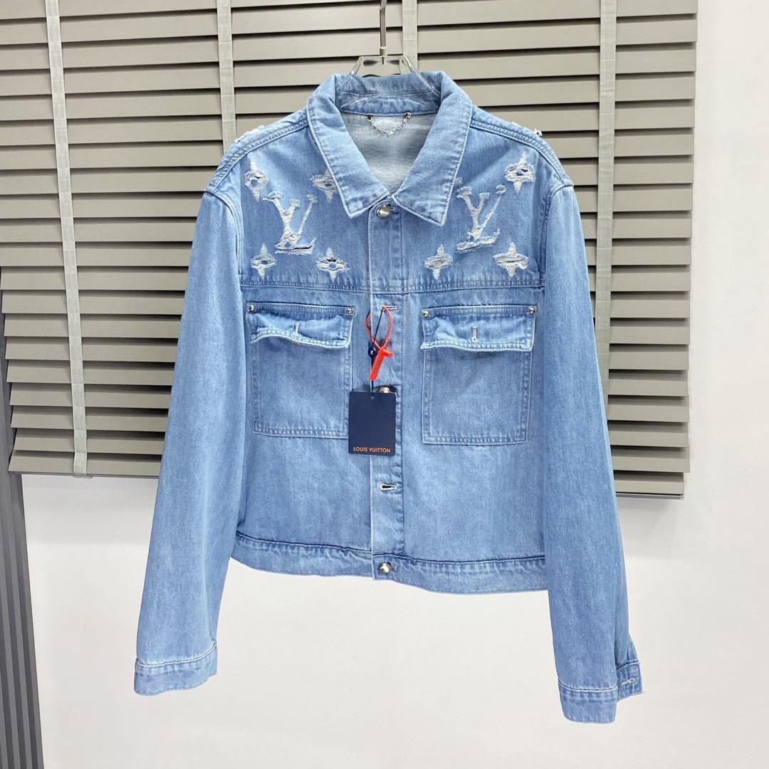 Louis Vuitton Denim Trucker Jacket   1AGING - DesignerGu