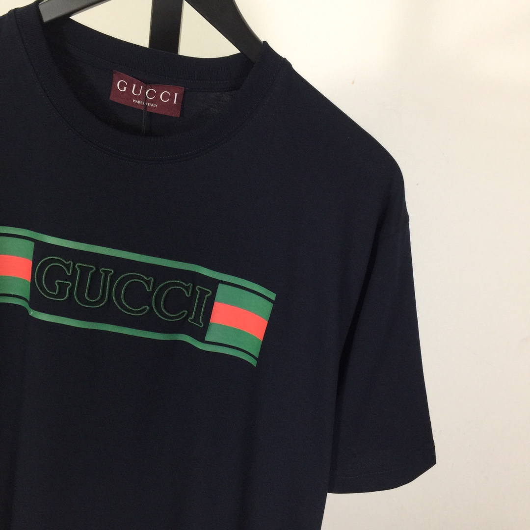 Gucci Cotton Jersey T-shirt With Print  - DesignerGu