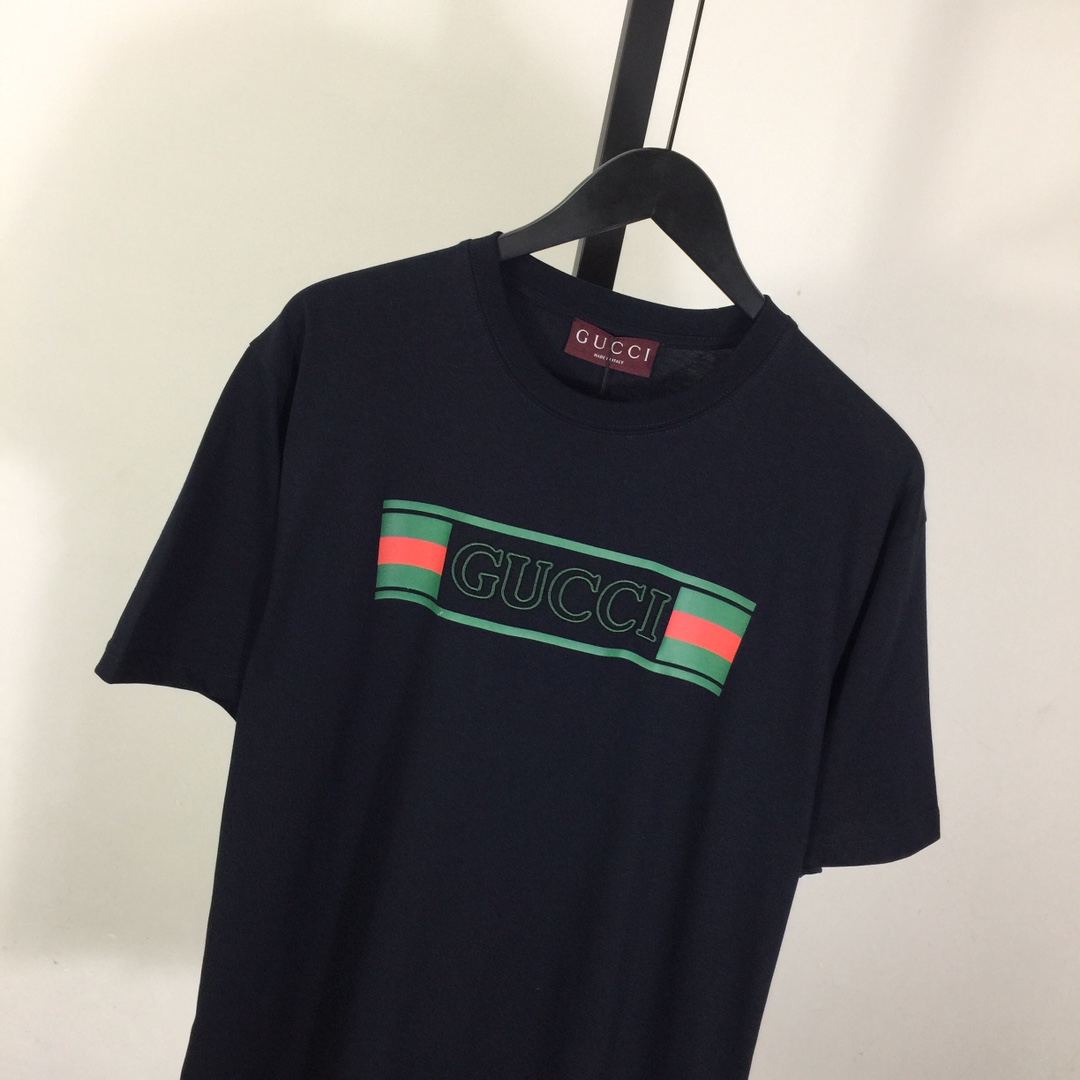 Gucci Cotton Jersey T-shirt With Print  - DesignerGu