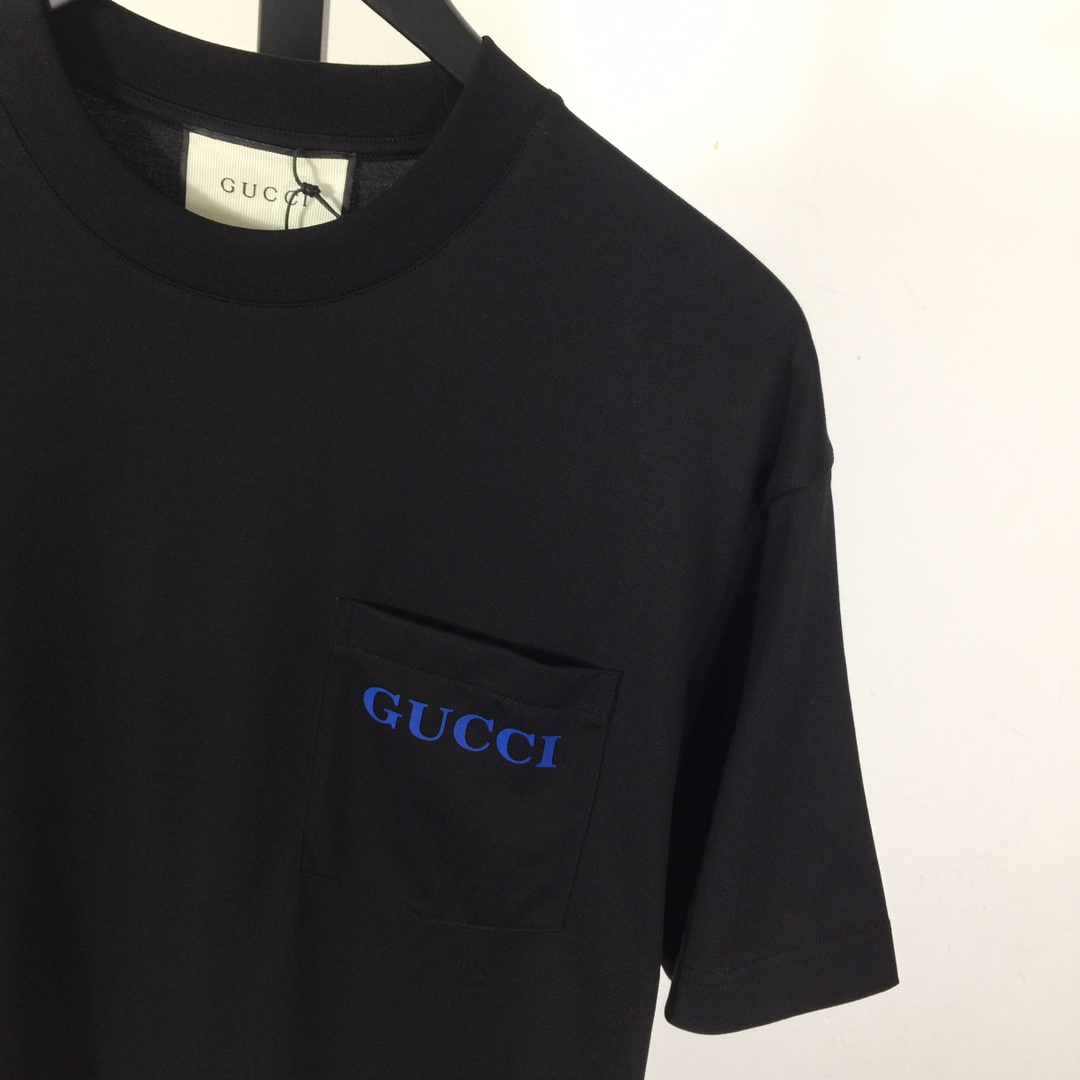 Gucci Cotton Jersey Printed T-shirt   - DesignerGu