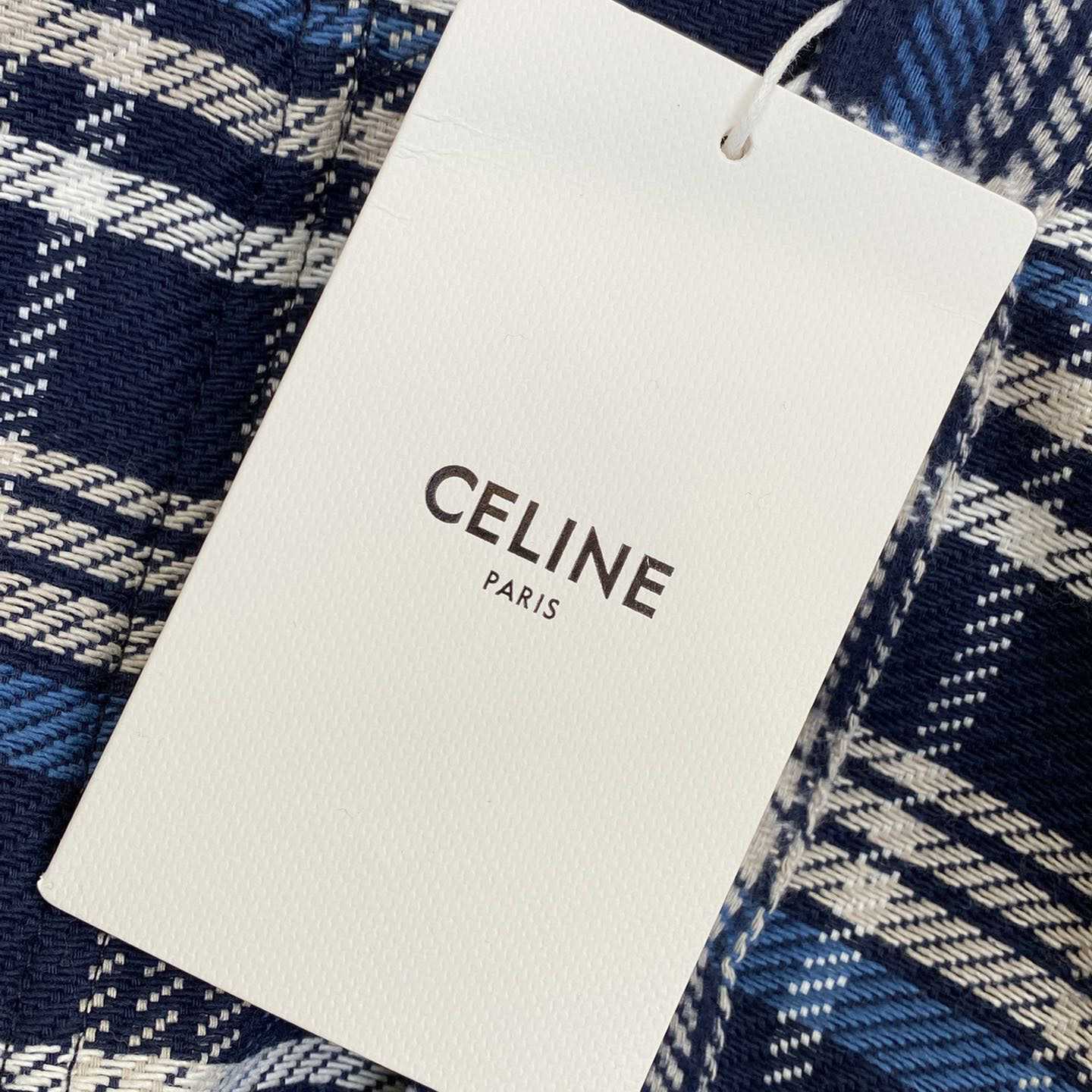 Celine Loose Lumberjack Shirt In Check Cotton - DesignerGu