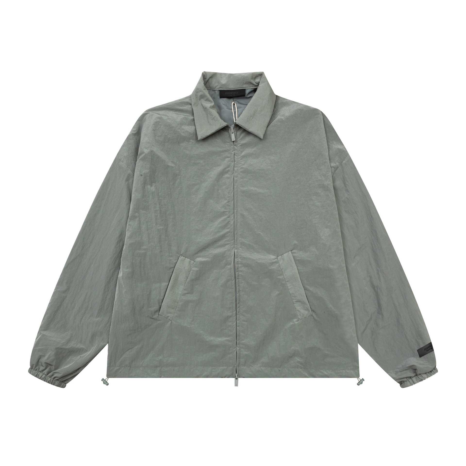 Fear Of God Essential Crinkle Nylon Bomber - DesignerGu