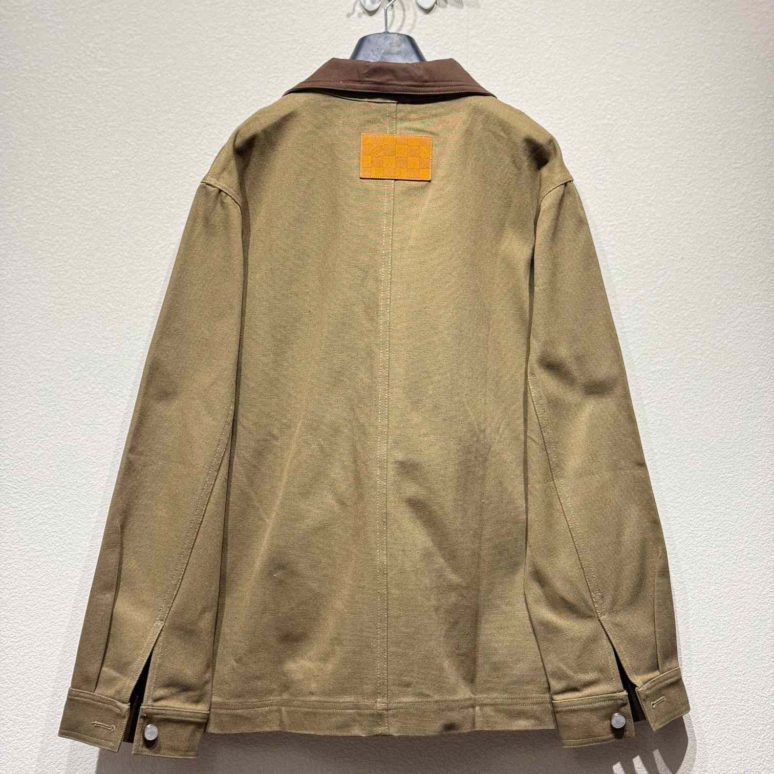 Louis Vuitton Tailored Workwear Cotton Canvas Jacket   1AGJ70 - DesignerGu