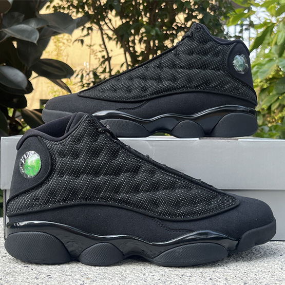 Air Jordan 13 “Black Cat” Sneakers     414571-011 - DesignerGu