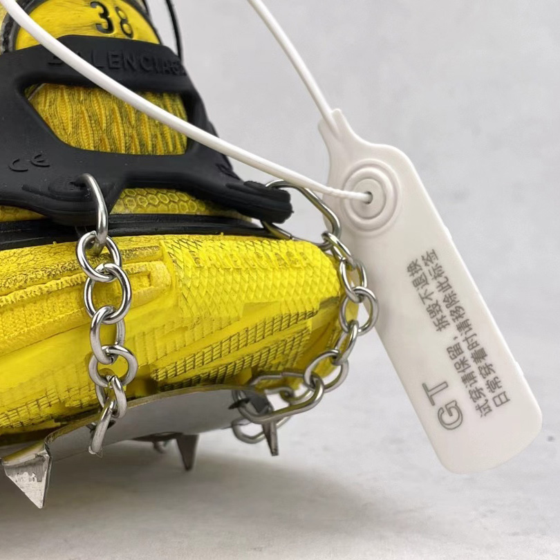 Balenciaga 3XL Ski Sneaker In Yellow And Black Mesh And Polyurethane - DesignerGu