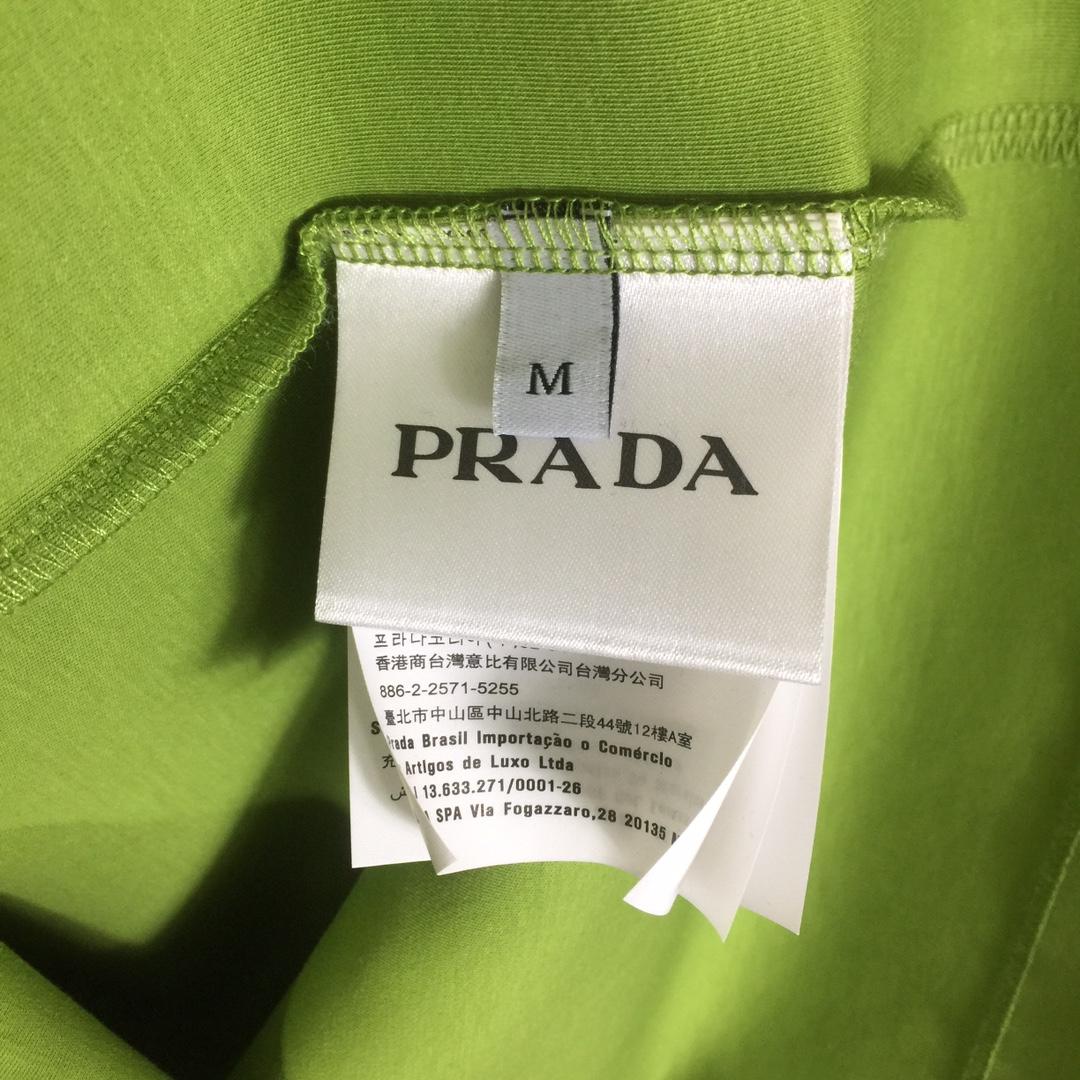 Prada Cotton T-Shirt - DesignerGu