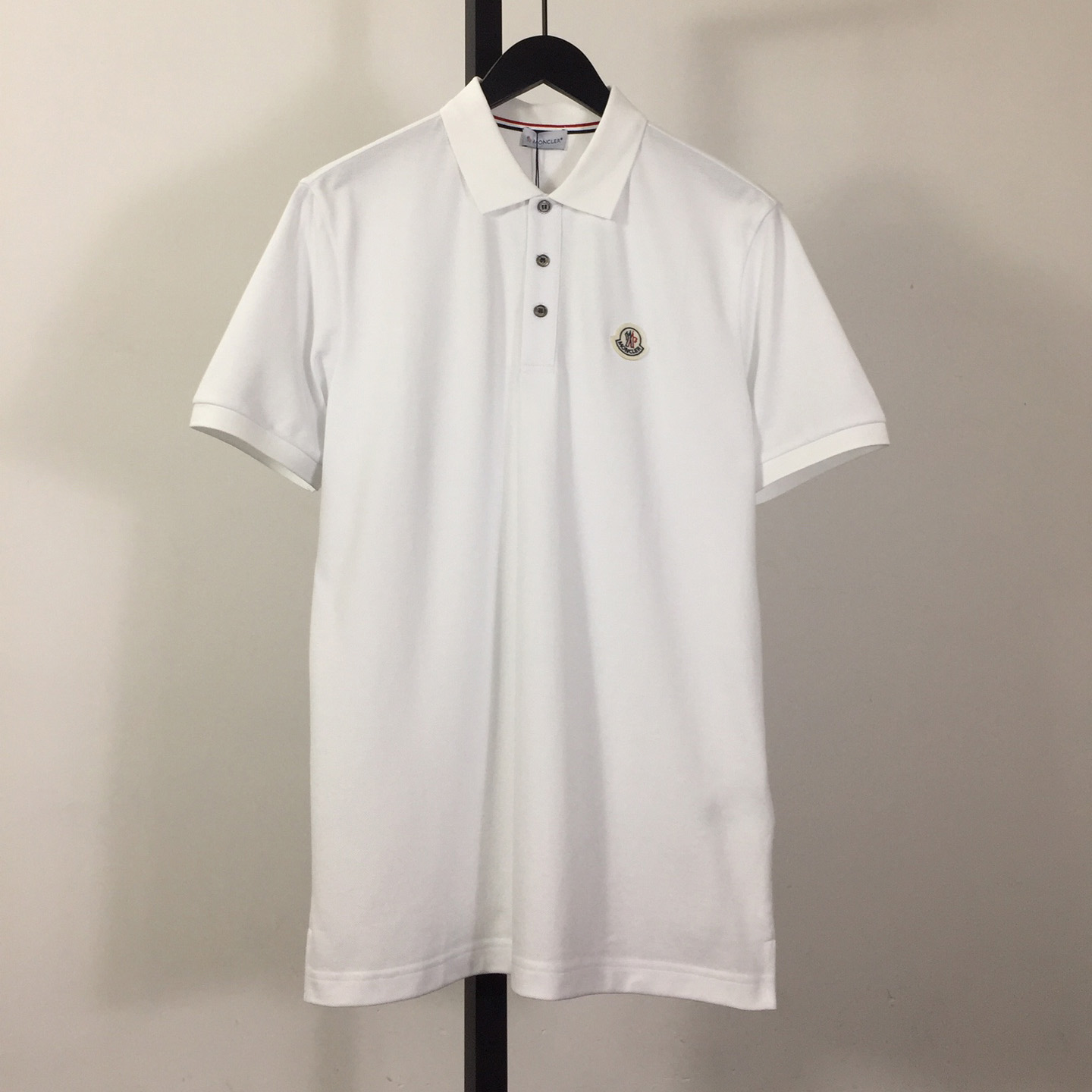 Moncler Logo Cotton Polo Shirt - DesignerGu