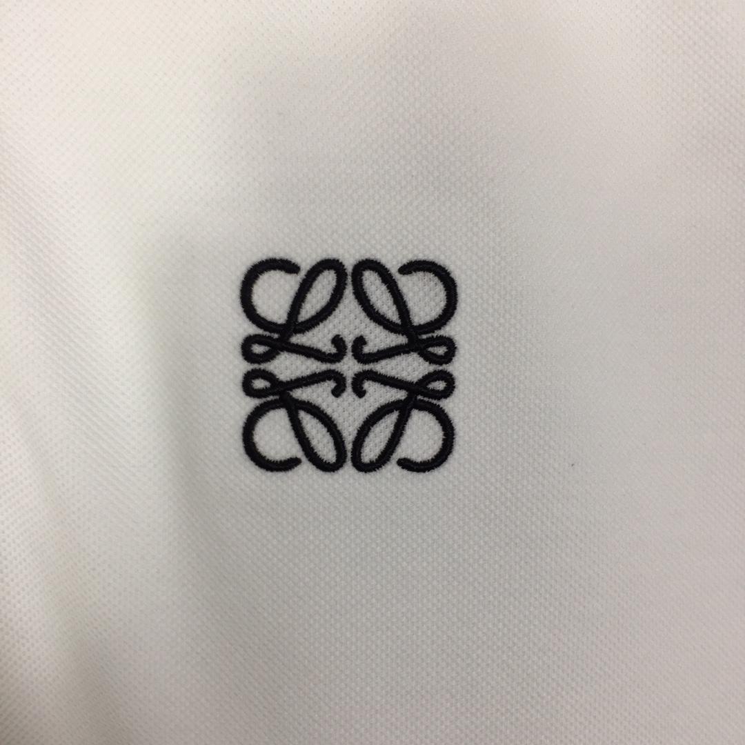 Loewe Logo Cotton Polo Shirt - DesignerGu