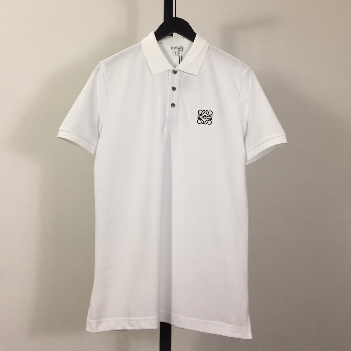 Loewe Logo Cotton Polo Shirt - DesignerGu