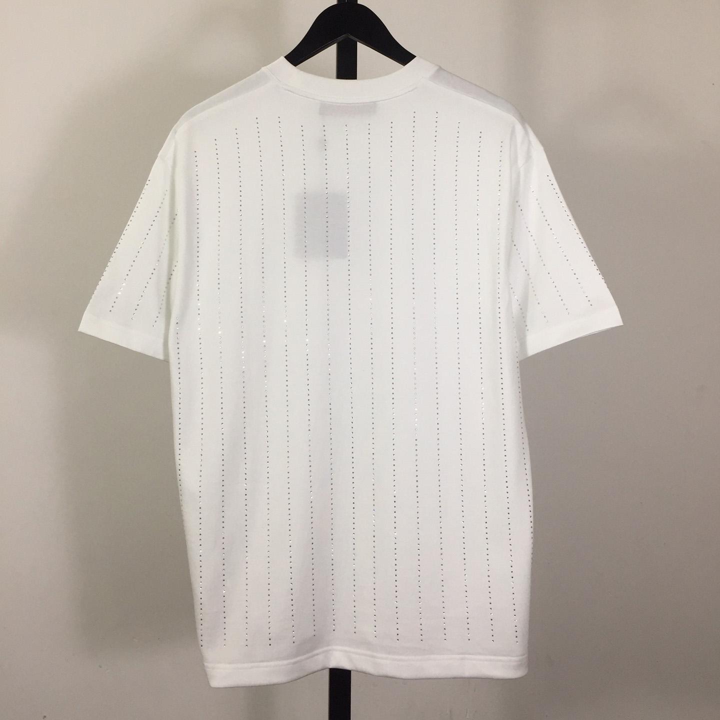 Louis Vuitton Cotton T-Shirt With Crystal - DesignerGu