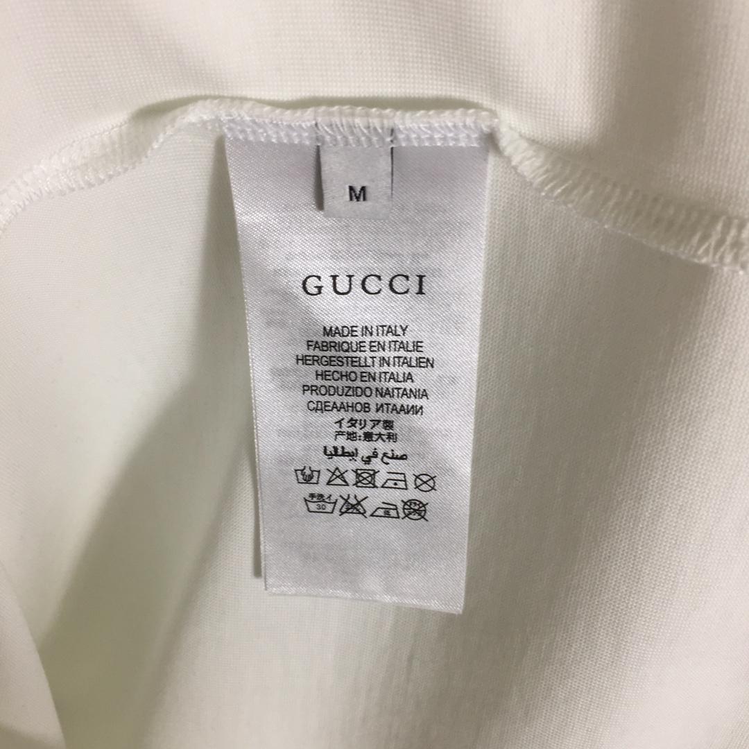 Gucci Cotton Jersey Printed T-shirt   - DesignerGu