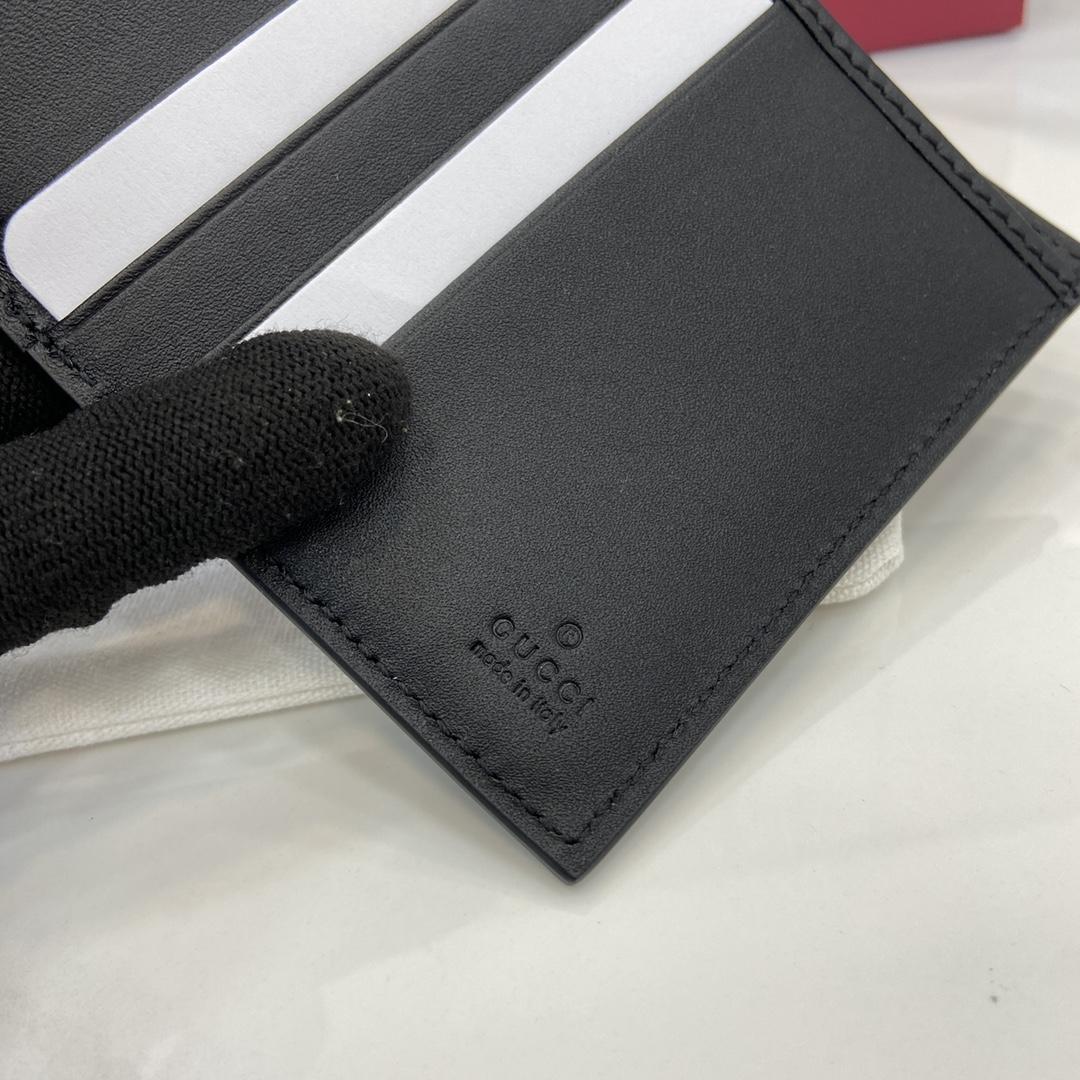 Gucci GG Emblem Bi-fold Wallet  - DesignerGu