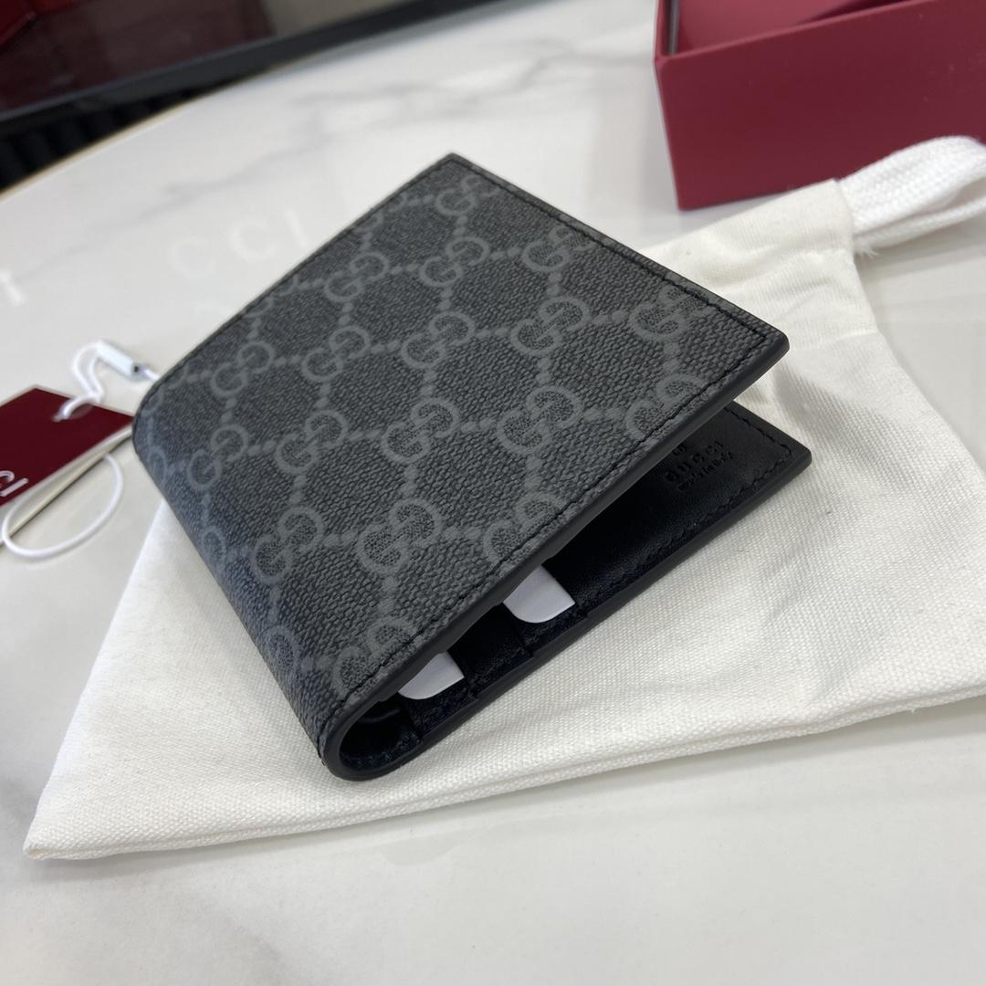 Gucci GG Emblem Bi-fold Wallet  - DesignerGu