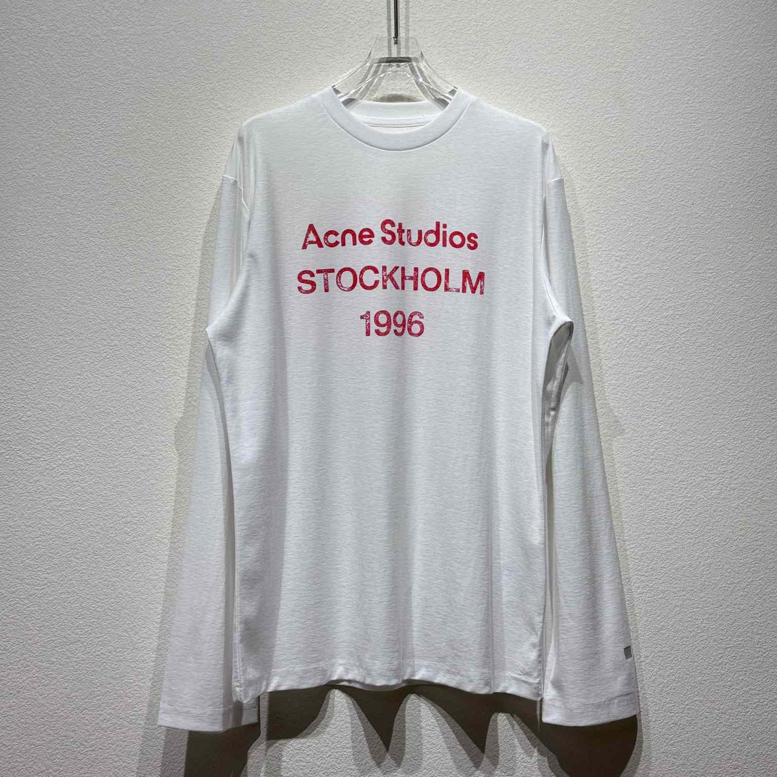 Acne Studios Edden 1996 Long Sleeve T-Shirt - DesignerGu