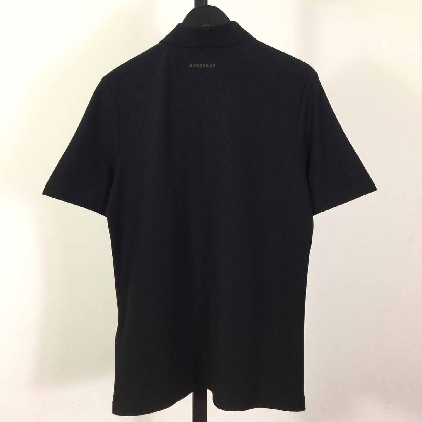 Burberry B Snake Cotton Polo Shirt - DesignerGu