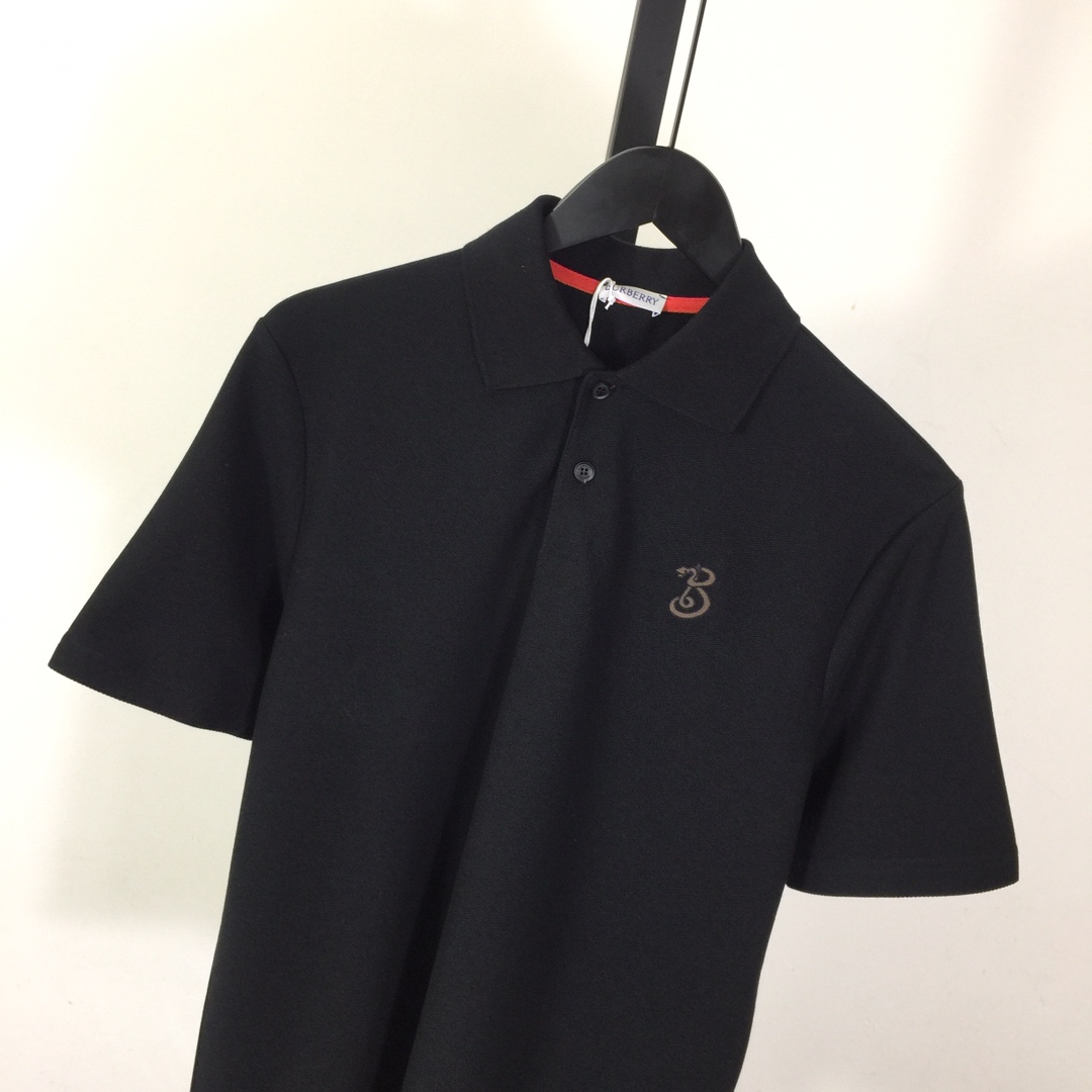 Burberry B Snake Cotton Polo Shirt - DesignerGu