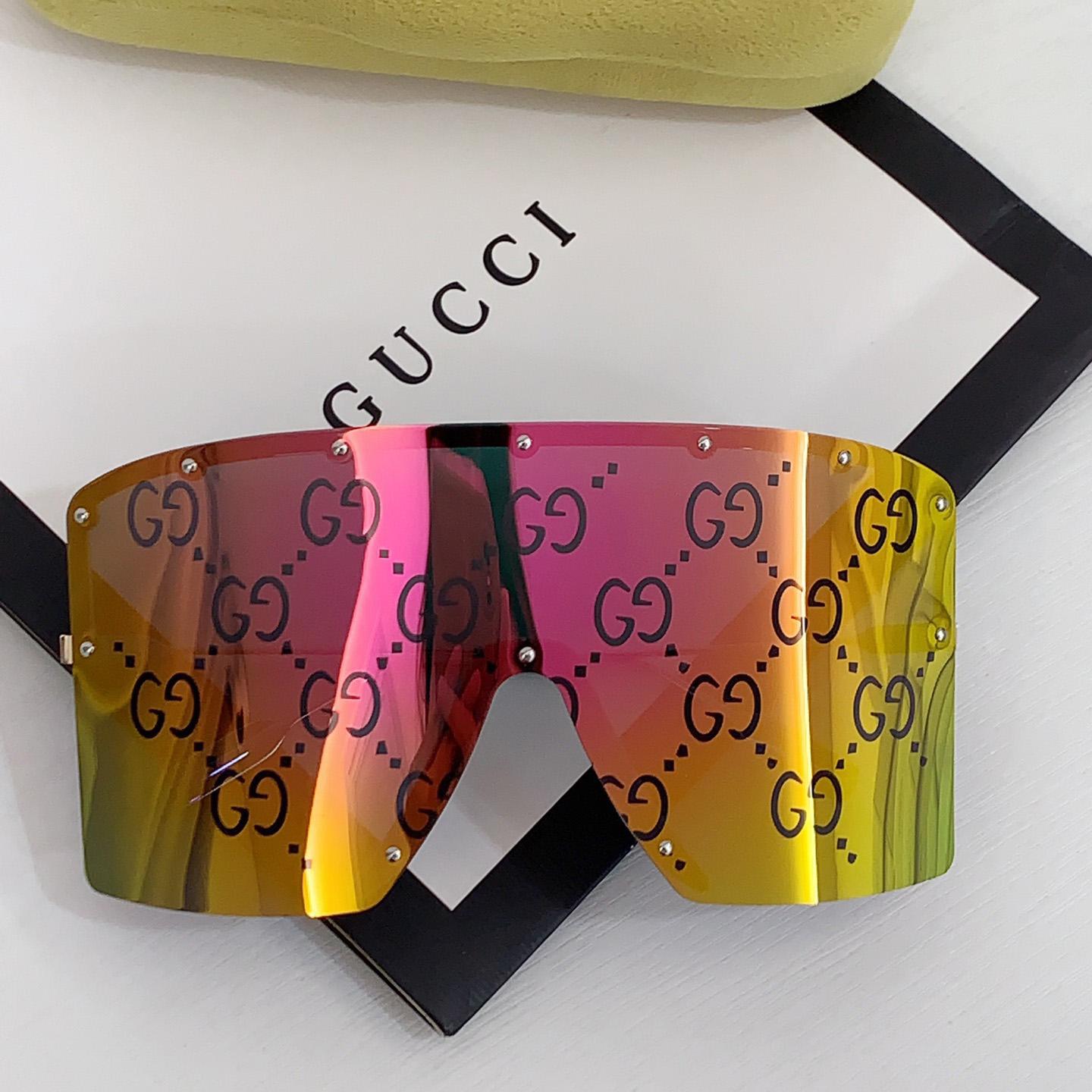 Gucci Mask-Shaped Sunglasses     GG1244 - DesignerGu