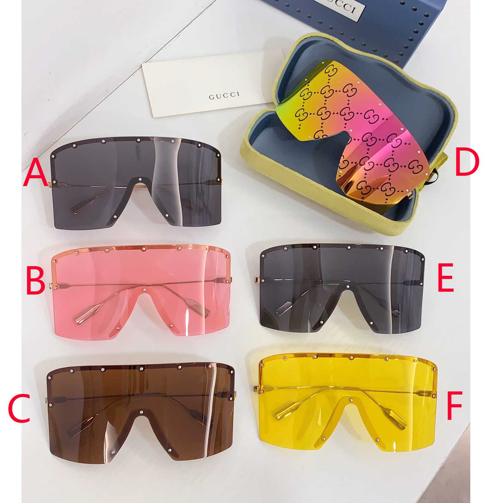 Gucci Mask-Shaped Sunglasses     GG1244 - DesignerGu