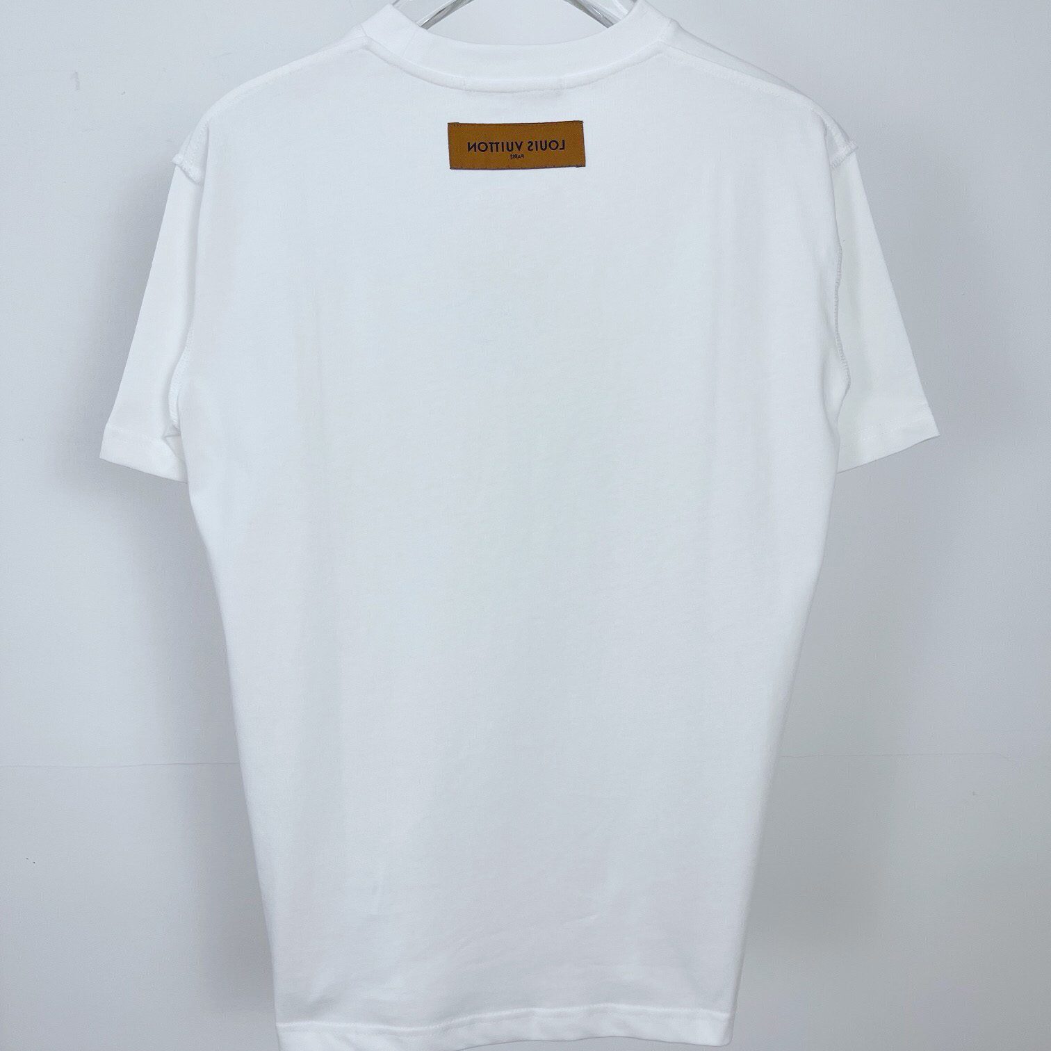 Louis Vuitton Logo Cotton T-Shirt    - DesignerGu