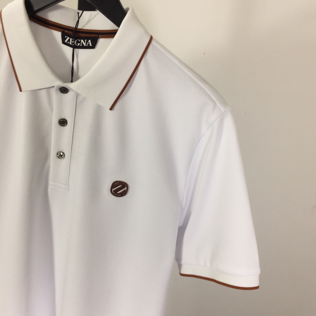 Zegna Cotton Polo Shirt - DesignerGu