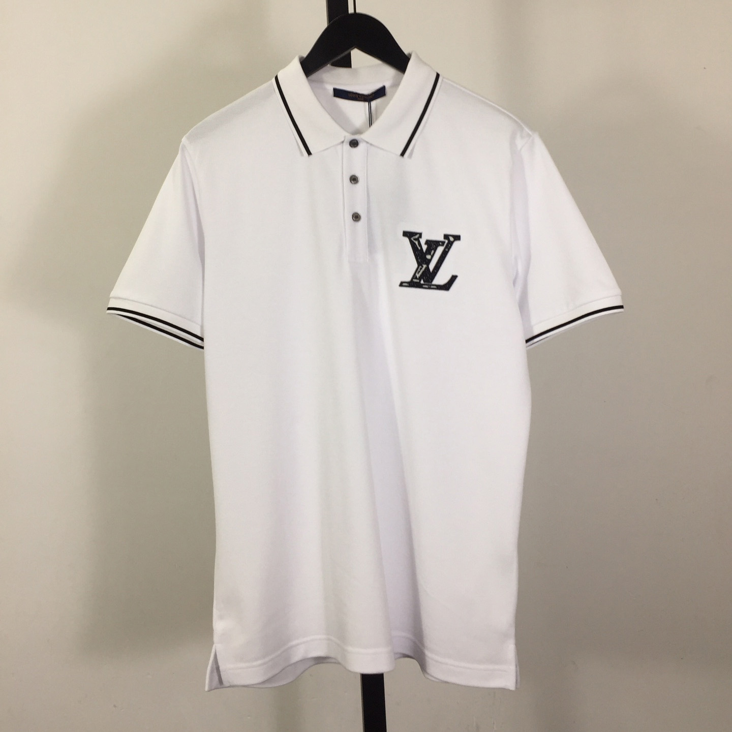 Louis Vuitton Short-Sleeved Cotton Polo Shirt    - DesignerGu