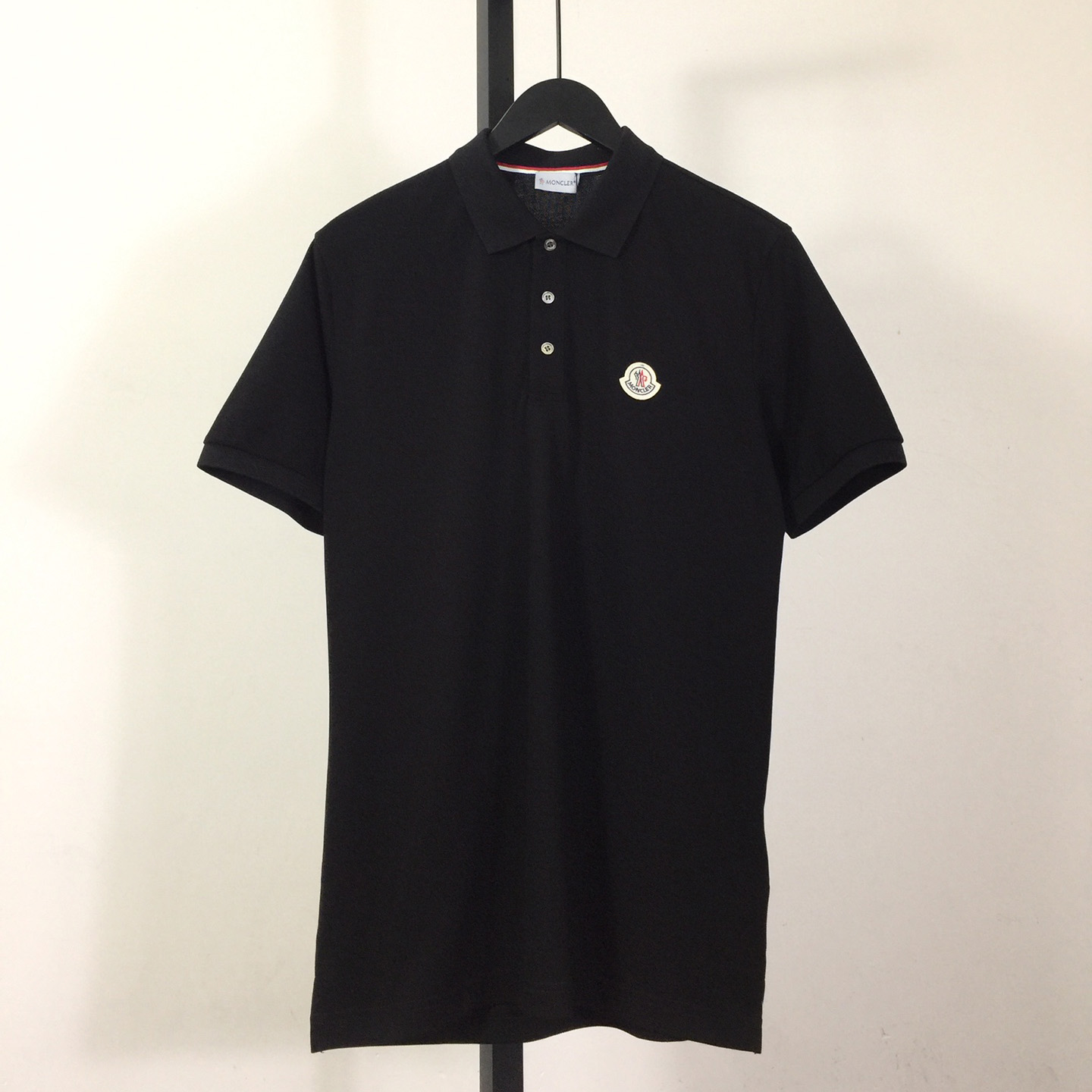 Moncler Logo Cotton Polo Shirt - DesignerGu