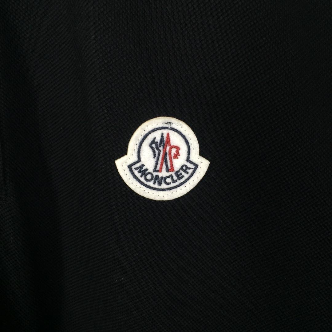 Moncler Logo Cotton Polo Shirt - DesignerGu